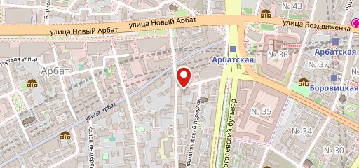 Буфет на карте