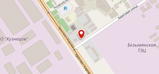 Буфет на Береговой на карте