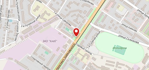Буфет на проспекте Чайковского на карте