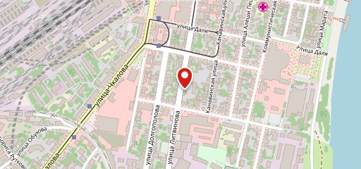 Буфет на ул. Литвинова на карте