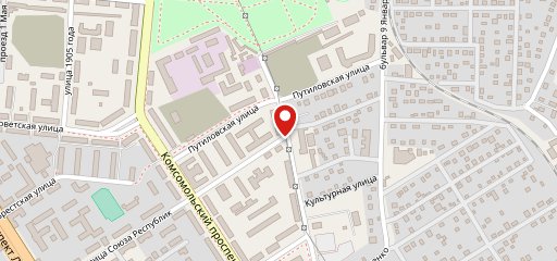 Буфет на Союза Республик на карте