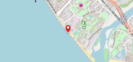 Бухта Лазеревское на карте