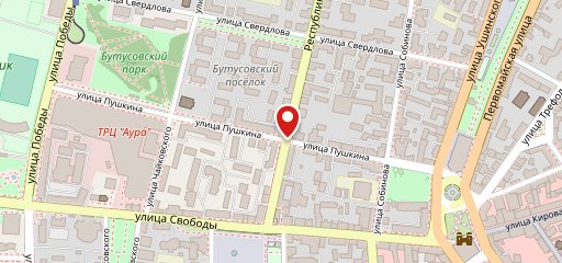 Буланже на карте
