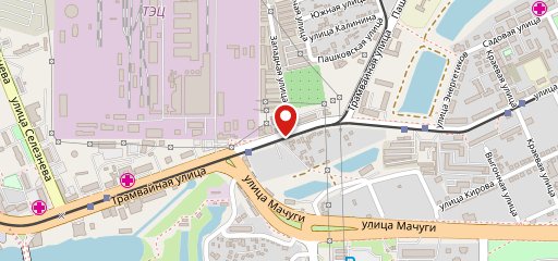 Буланжер, сеть кафетериев на карте