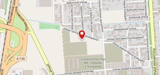 Булка Хлебович на карте