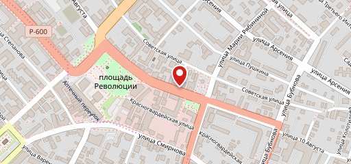 Август на карте