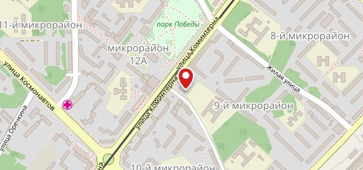 Булочка на карте