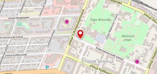 Булочная на карте