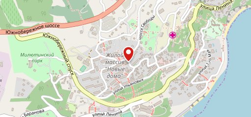 Булочная на карте