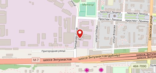 Булочная на карте