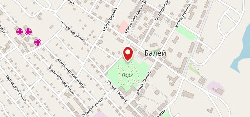 Булочная на карте