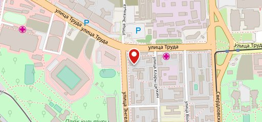 Булочная на карте