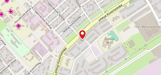 Булочная на карте