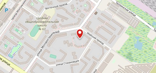 Булочная имени Алеси Андриановой на карте