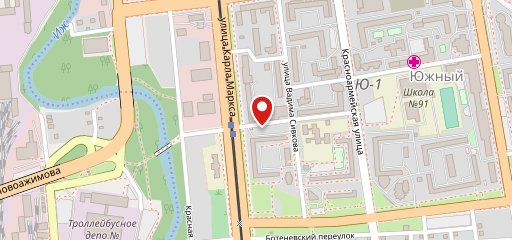 Булочная на карте