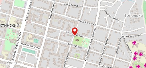 Булочная на карте