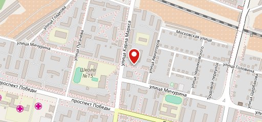 Булочная на карте