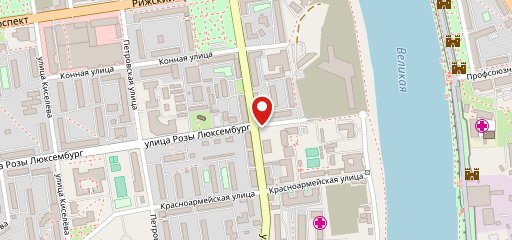 Псковский хлебокомбинат на карте