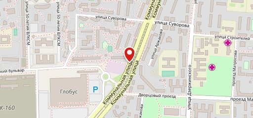 Булочная на карте