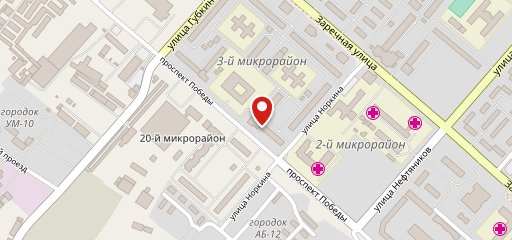 Булочная на карте