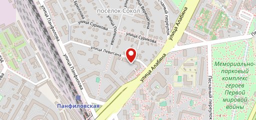 Булочная на карте