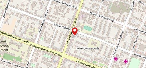 Булочная на Первомайской на карте