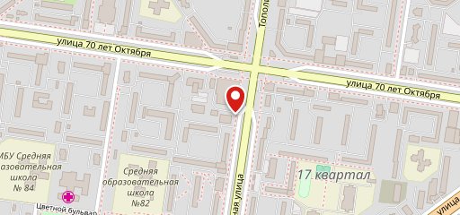 Булочная на Тополиной на карте