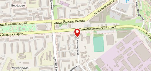 Булочная на Зелёной на карте