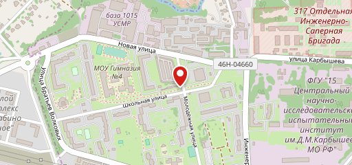 Булочная на карте