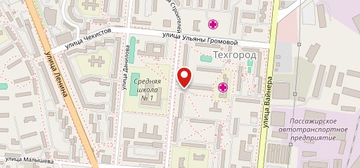 Булочная на карте