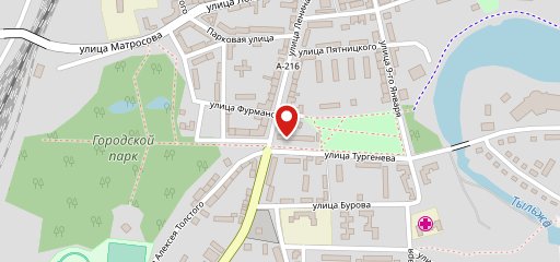 Булочная на карте