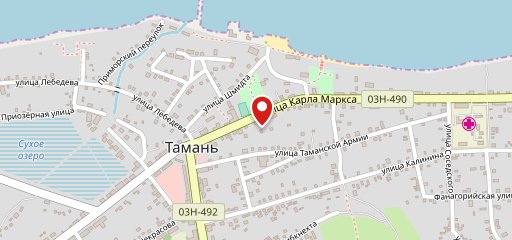 Булочная на карте