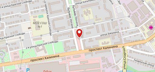 Булочная на карте