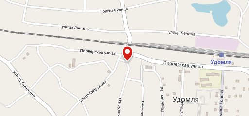 Булочная у переезда на карте
