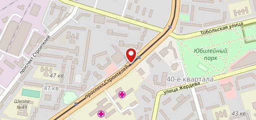 Булочная на карте