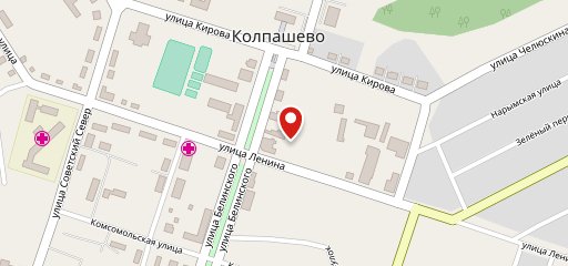 Булошная на карте