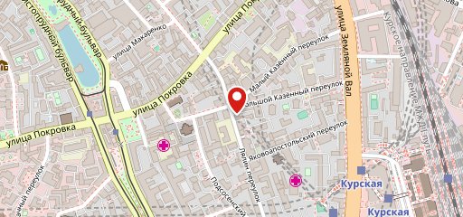 Булошная на карте