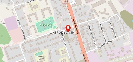Булошная на карте
