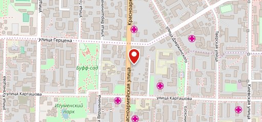 Кухмистерская на Солдатской на карте
