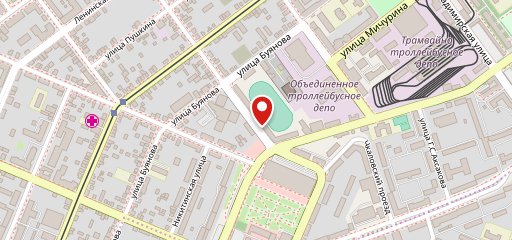 Бургерная Бычара на карте