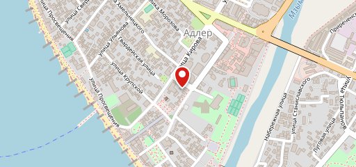 Бургерная Мясникофф в Адлере Adler на карте