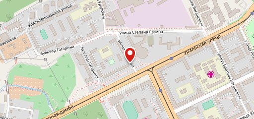 Бутербродная, Спорт-бар на карте