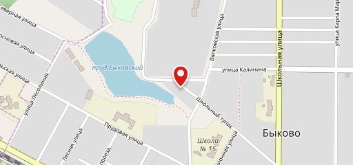 Быковские бани на карте