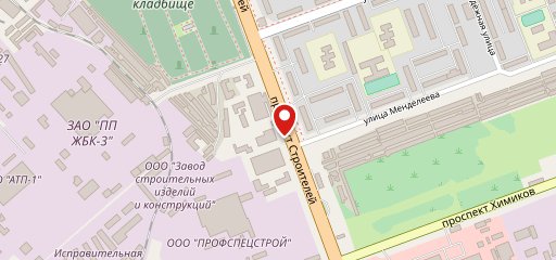 Киоск фастфудной продукции на карте