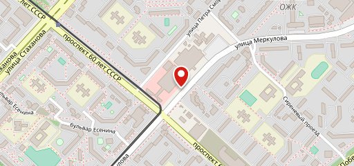 Киоск быстрого питания на карте