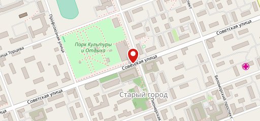 Киоск фастфудной продукции на карте