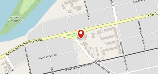 Кафе на Октябре на карте