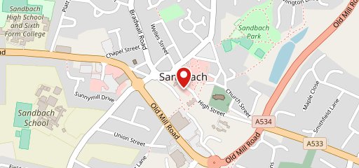 Kebab Range Sandbach на карте