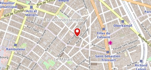 Café du Marché des Enfants Rouges на карте