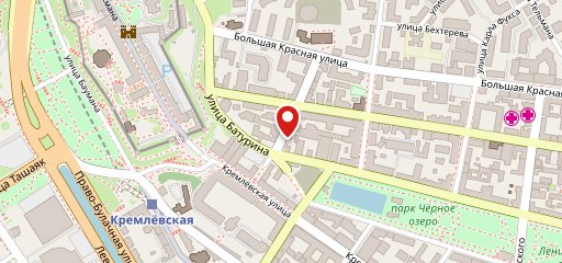 Казанское на карте